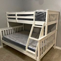 Twin Over Full Bunk Bed On Sale 