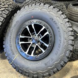 (5) 2025 Jeep Wrangler Gladiator Rubicon 392 X Recon Beadlock Wheels Rims BFGoodrich 35" LT315/70R17