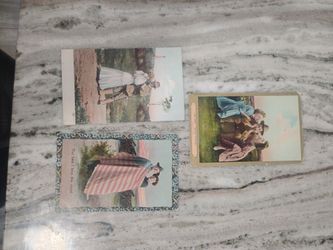 Military post cards over 100 years old