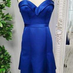 Royal blue cocktail dress size 8