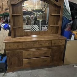 Big Dresser With Mirror 