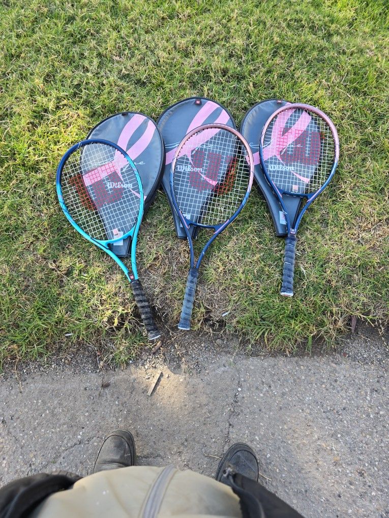 Wilson Titanium Tennis Rackets