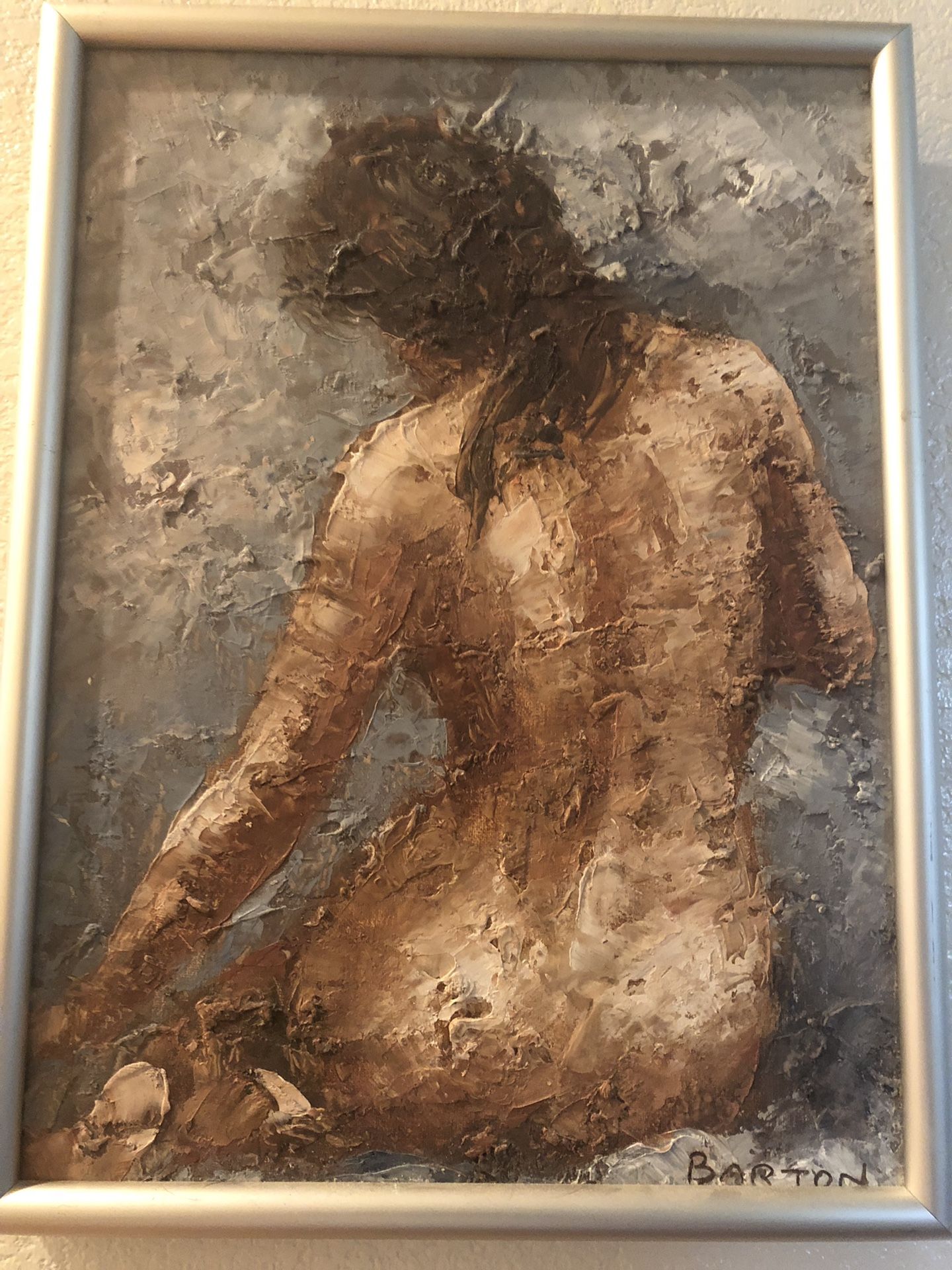 Edward Barton Painting “Signed”