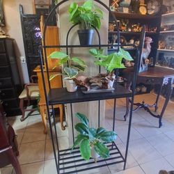 Metal & wood Shelf 57" X 24 " X 12"