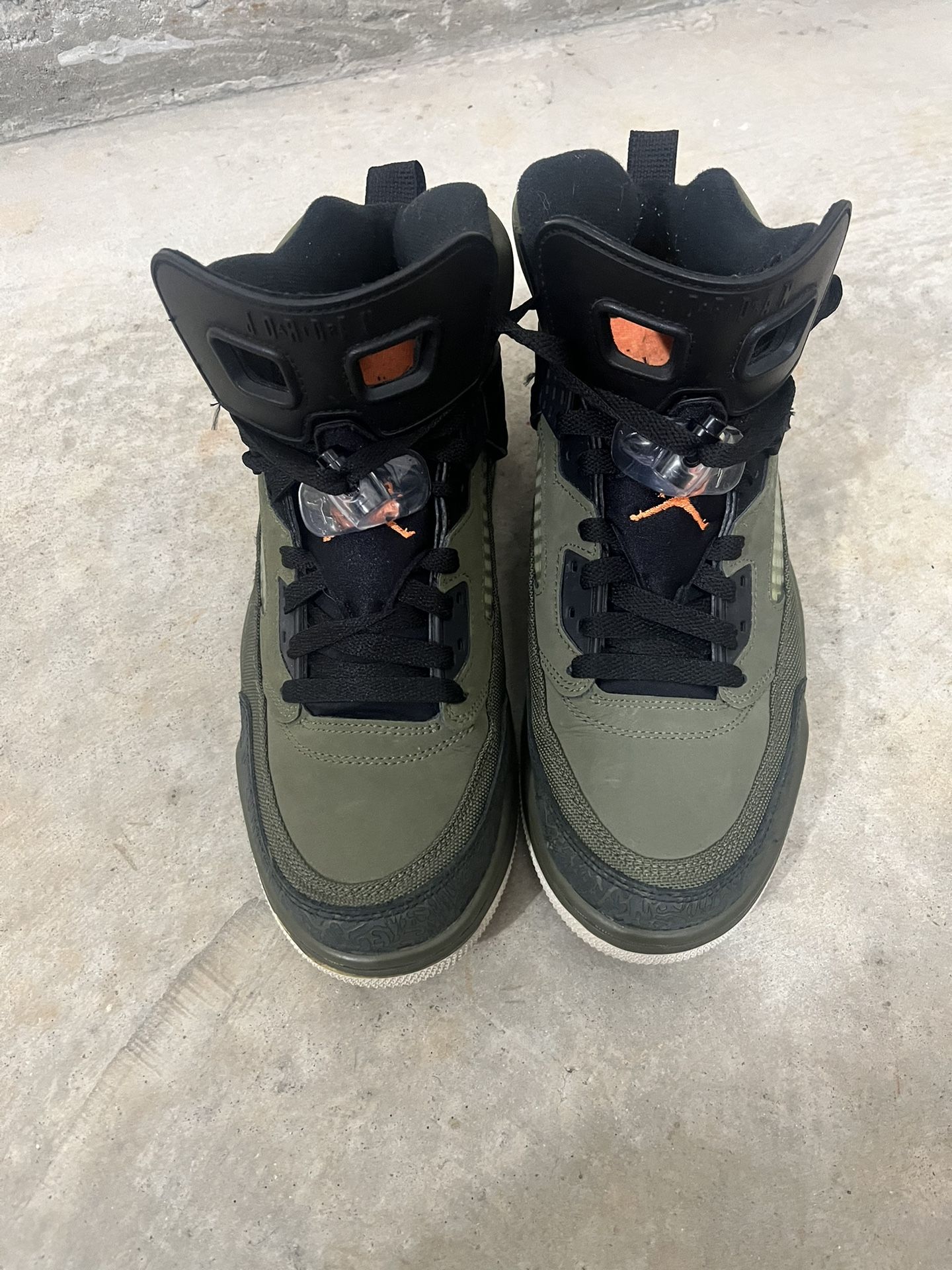 Jordan Spizike Olive Green Canvas