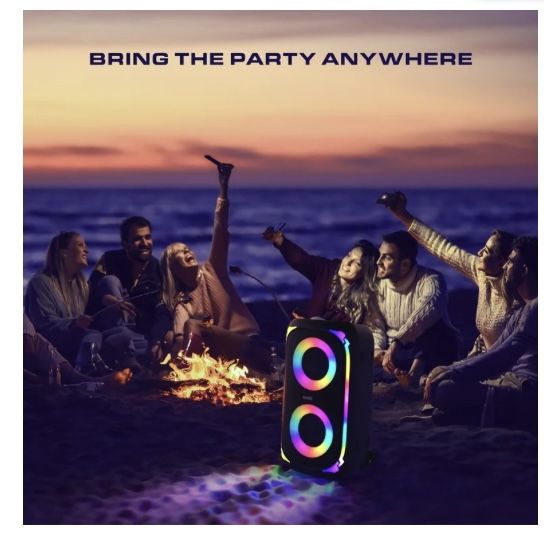 BassPortable Bluetooth Speaker LED Lighting