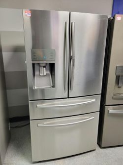 Samsung 4-Door French Door Fridge – Stainless, Water & Ice