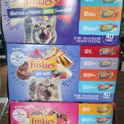 40 Count Cases Friskies Wet Cat Food