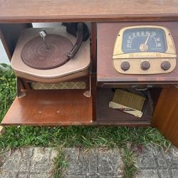 Admiral Record Player Cabinet