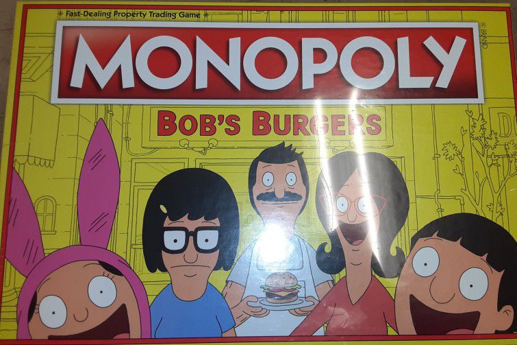New Bob's Burgers Monopoly Board Game 