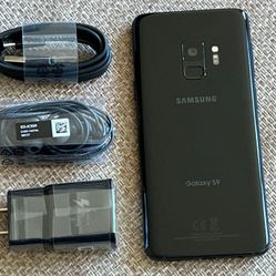 Samsung Galaxy S9,  Unlocked  for all Company Carrier ,  Excellent Condition Like New 