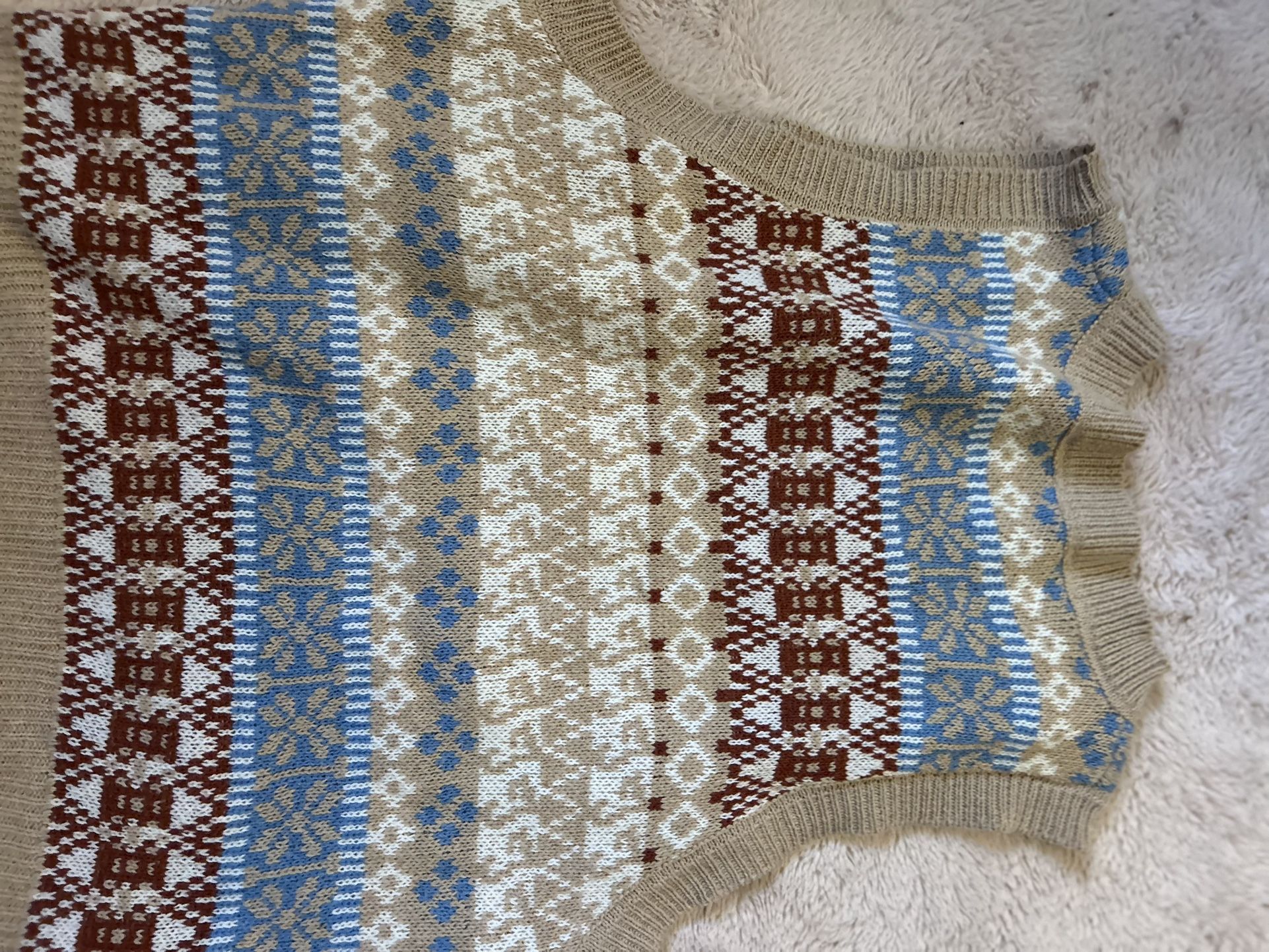 Sweater vest Shirt Christmas And Fall 