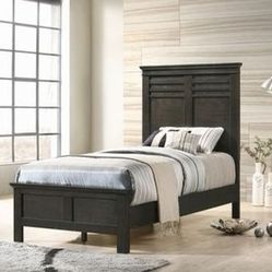 Brand New Bark Wood Youth Bed