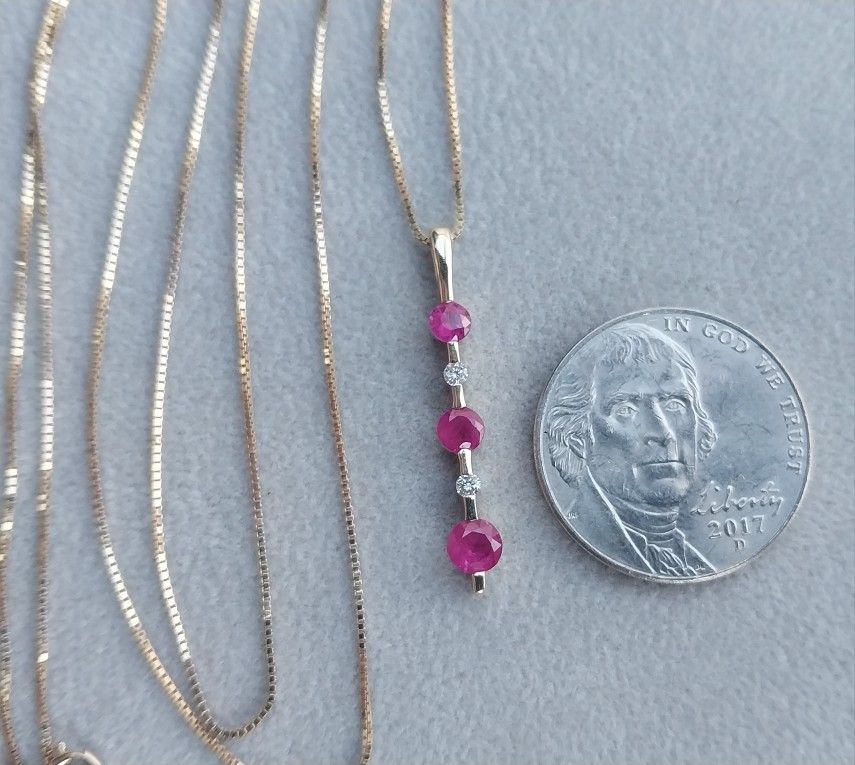Ruby And Diamond Necklace Wedding