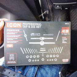 New Icon Professional Tap And Die Set metric 