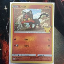 Litten [Holo] #15 Pokemon McDonalds 2021  