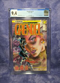 Grendel #1 1986 CGC 9.4 WP 1st App Of Christine Spar