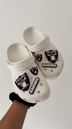 Raiders Jibbitz croc charms