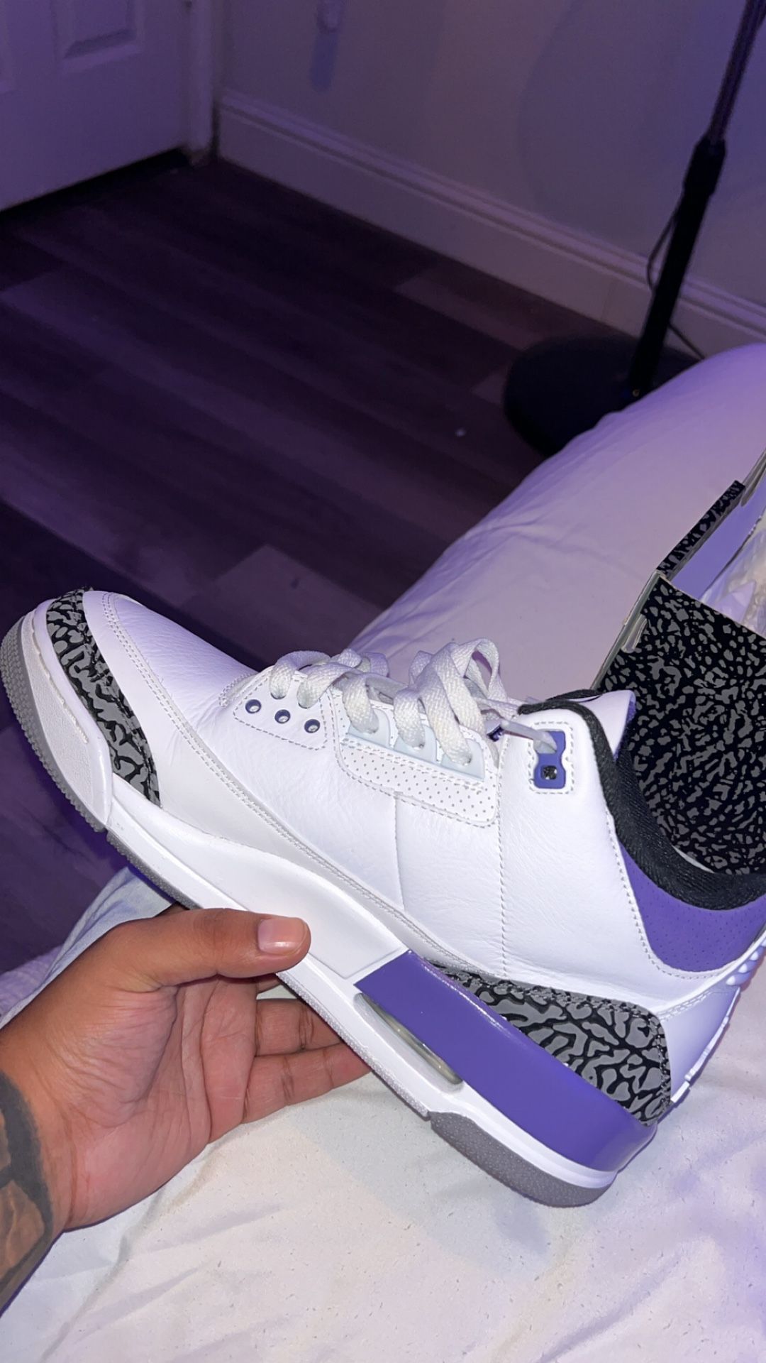 Air Jordan Dark Iris 3 SZ 10