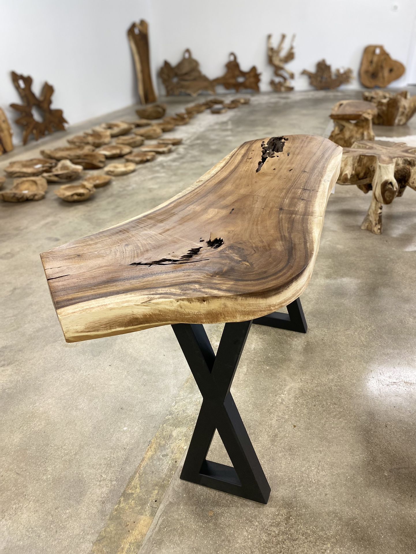 Beautiful Organic Solid Wood Console Bar Table for Sale in Boca Raton ...