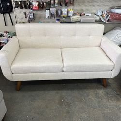 Jader 88” Upholstered Loveseat Square Arm 