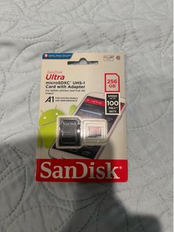 SanDisk Ultra 256 GB Micro SDXC Card with Adapter $40 OBO