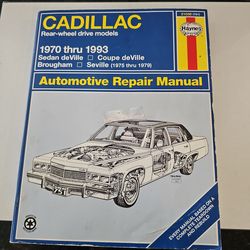 1970 thru 1993 Cadillac repair manual