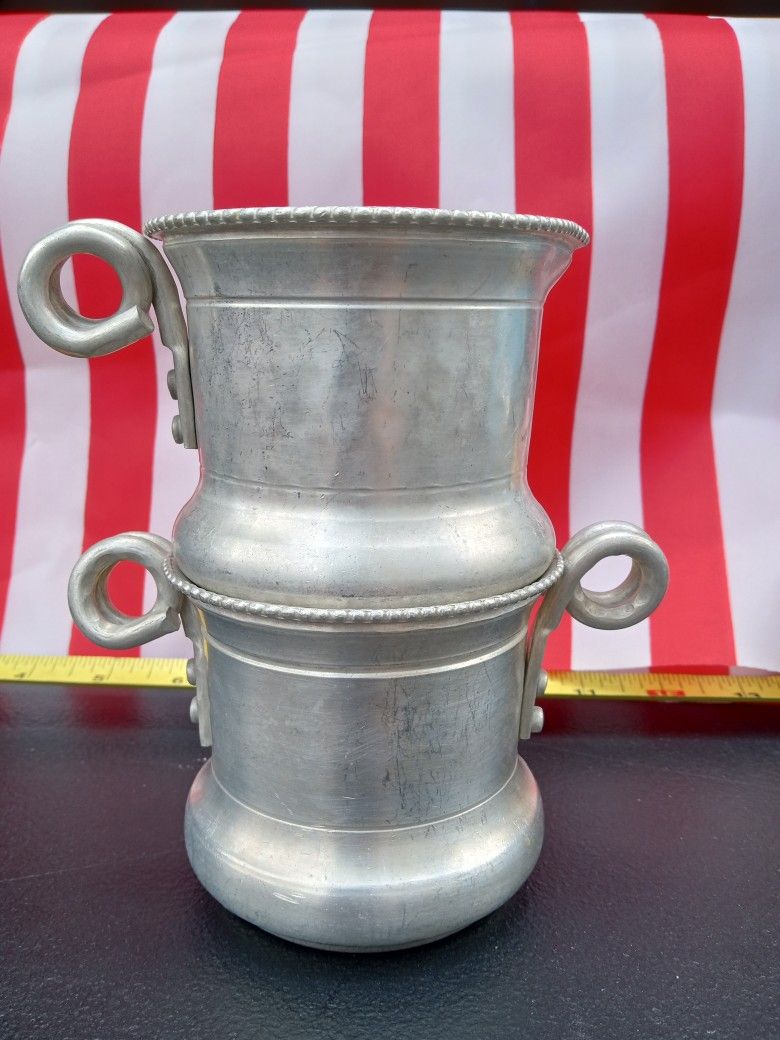 Vintage Post WW2 Hammered Aluminum Cups
