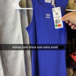 adidas ribbed tank dress