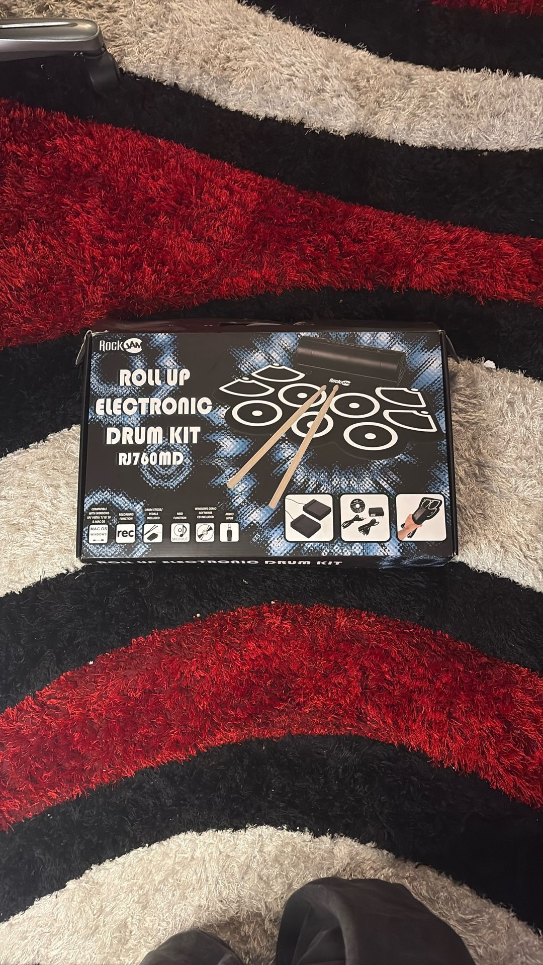 Roll Up Kids Electronic Drum Set