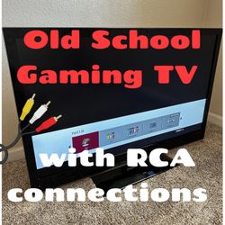 42” RCA tv for retro gaming (with remote)