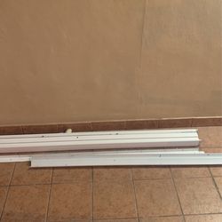 Acordian Shutters For Several Windows AvailablAccordion Shutters For A Standard Sliding Door Or French Door. White. Heavy Duty With Two Separate Locks
