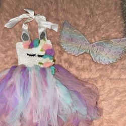 Little Girls Unicorn Costume