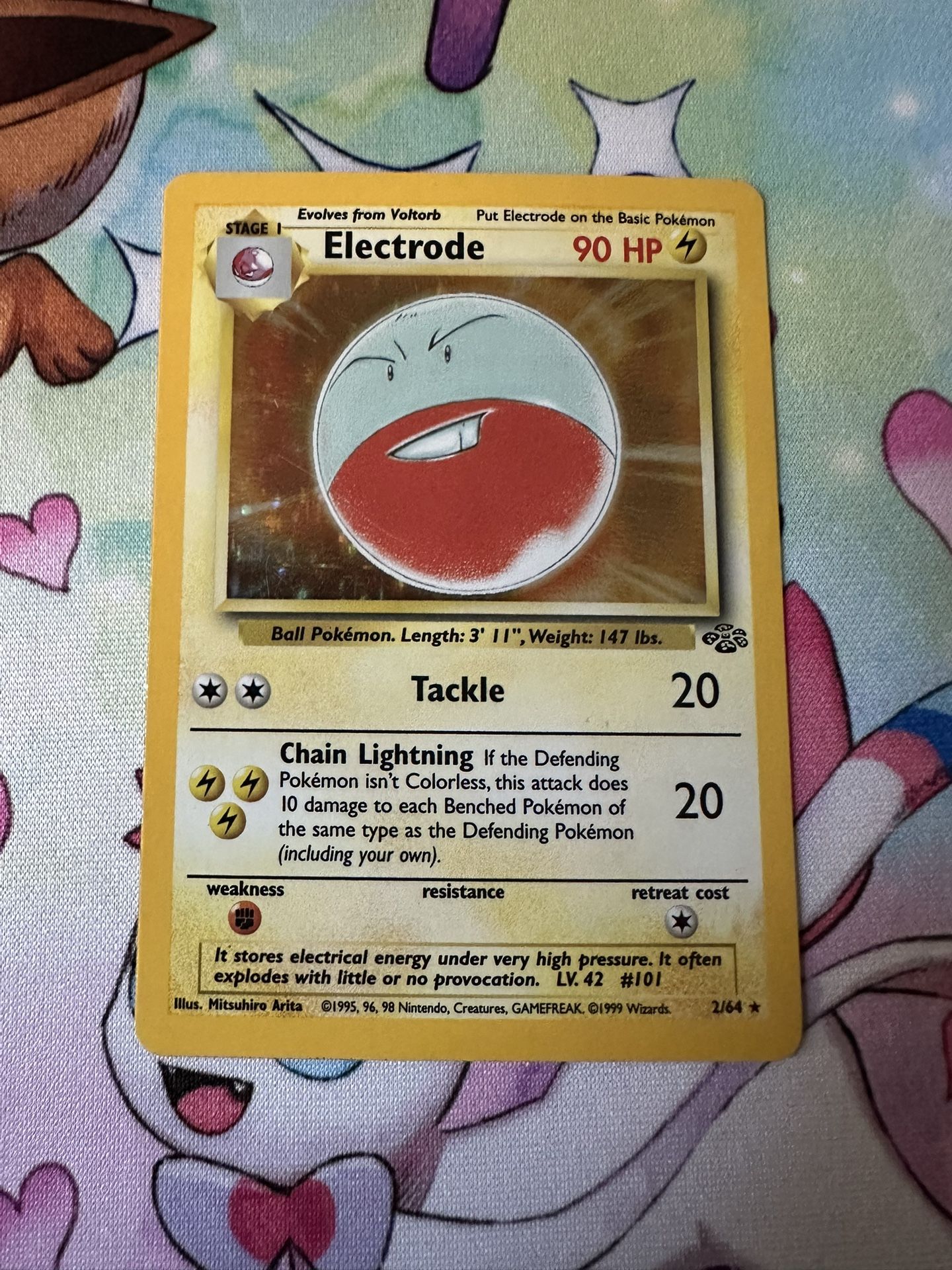 Vintage Pokemon Electrode Base Set Unlimited