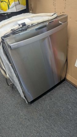 Stainless steel GE Profile dishwasher