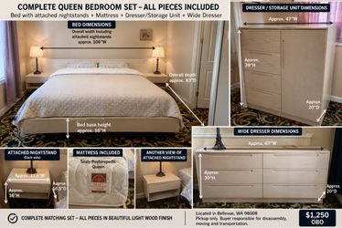 Queen size bedroom set