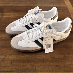 adidas Samba OG W — White/Black/Clear Granite — Women’s US 9 — NEW IN BOX with Tags (IG9030)