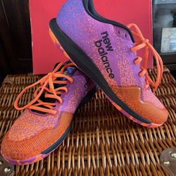 New Balance Men`s FuelCell 996v4.5 D Width Tennis Shoes Magenta Pop and Vibrant Orange ( 8.5 )