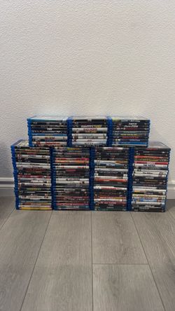 130 Blu Ray Movies Lot Collection