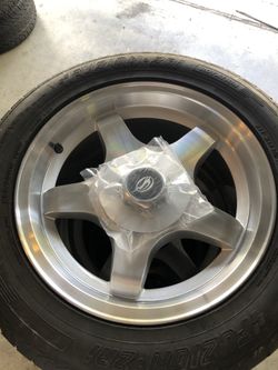 Fully Restored Impala ss wheels and 255/50/17 stock size tires fits 94 95 96 Impala ss
