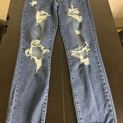 Judy Blue Women’s Jeans Size 1/25 | Distressed Boyfriend Fit | Stretch Denim