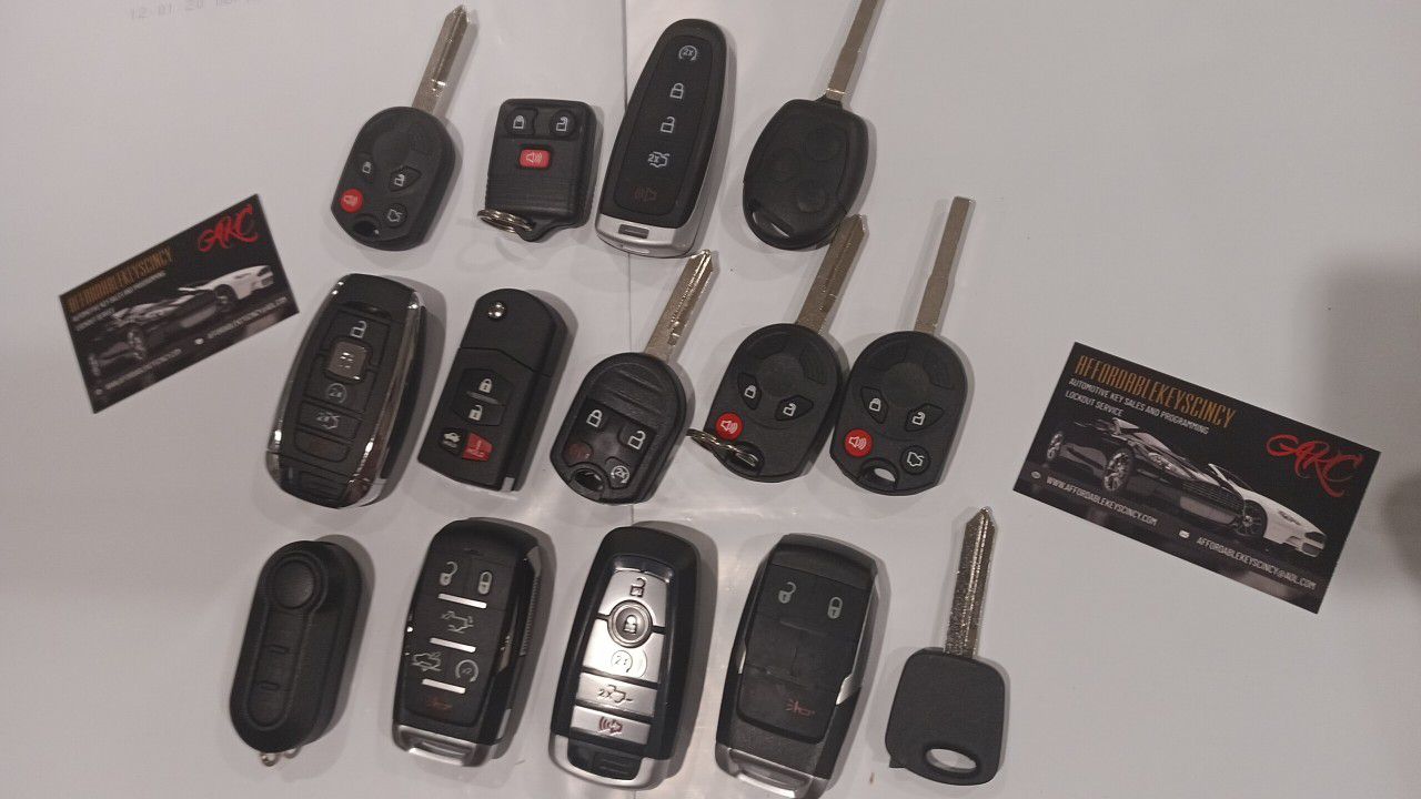 New Ford & Mazda Keys Parts