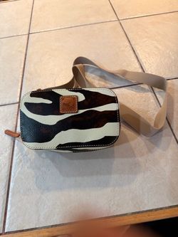 Dooney & Bourke Zebra Print Fanny pack belt bag