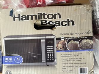 hamilton 0.9 cu ft microwave 900 watts