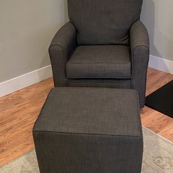 Glider Chair and Ottoman