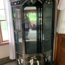 Curio Glass Shelf Cabinet