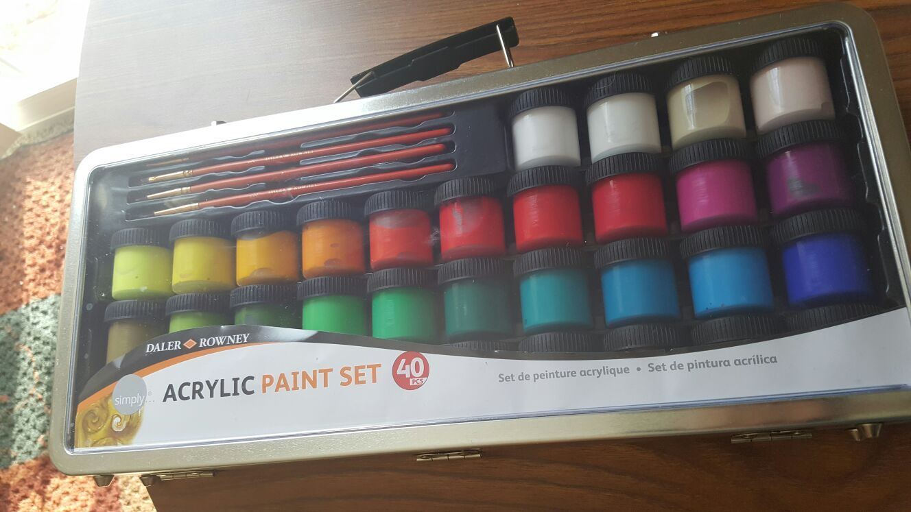 Daler Rowney acrylic paint set 40pcs