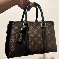 Louis Vuitton Monogram Soufflot BB handbag with FREE BRAND NEW Guess Handbag