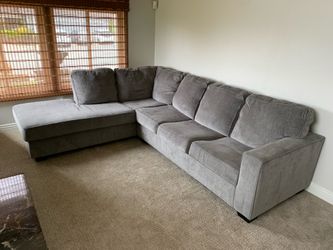 Gray Couch (Ashley Furniture) — 108” Wide