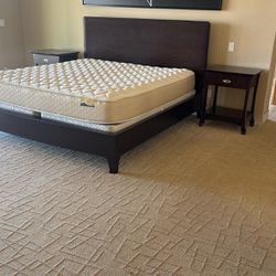 King Bed & King Mattress And twin Box Springs 